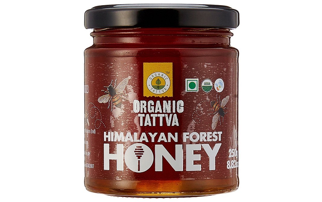 Organic Tattva Himalayan Forest Honey    Glass Jar  250 grams